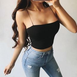 Women's Shapers Women's 2022 Fashion Women Sexy Tops Summer Comfortable Camis Lingerie Casual Tank Sleeveless Crop Top Camisole For
