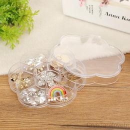 Gift Wrap Creative Wedding Candy Box Compartment Jewellery Plum Shape Plastic Transparent Desktop Small Storage