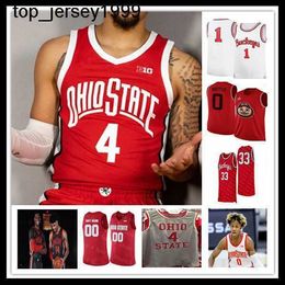 Basketball Jerseys New College Ohio State Buckeyes Basketball Jersey E J Liddell Justin Ahrens Zed Key Seth Towns Musa Jallow Eugene Brown Harrison Hookfin