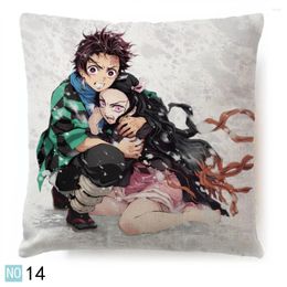Pillow Anime Pillowcase Decorative Cover 45x45 For Sofa Linen Home Decor Lovely Printed