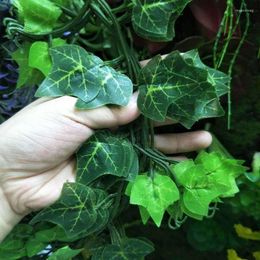 Decorative Flowers 2.5m Faux Plants For Home/office Ceiling Decorations Man-made Ivy Leaf Garland Vine Fake Foliage Creeper Greenery Jungle