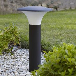 Outdoor Waterproof IP55 E27 LED Lawn Lamp Style Aluminium Pillar Garden Landscape Lights AC85-265V