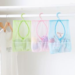 Storage Bags Hanging Handbag Organizer For Wardrobe Closet Gridding Bag Door Wall Clear Sundry Shoe With Hanger Pouch