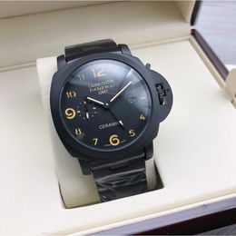 Paneraii Mirror Mechanical Panerai Watches Watch Paneria Automatic Sapphire Mens Designer 44mm 13mm Steel Watchband Sportwatches K5e0