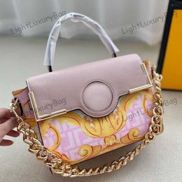 Mirror Quality Designer Bags Chain Shoulder Leather Wallet fashion handbag For Women Classic Famous Brand Shopping Purses 220207