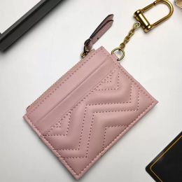 3A Designer Wallet Mens Women Card Holder Zippy Liten plånbok som nyckelpåsekedjedekored Zipper Coin Luxury Purses