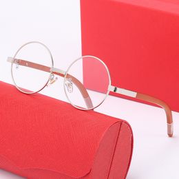 A114 Men Round Sunglasses Designer Sun Glasses Brand Superior Quality Carti Eyeglasses Original Red Case Gafas De Sol Lunette