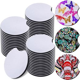 Table Mats Sublimation Coasters Blanks Car Cup 2.75 Inch Heat Press Holder Mat For DIY