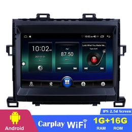 Android Car dvd multimedia Player navigation system 9 inch vehicle placement gps for Toyota Alphard/Vellfire ANH20 2012-2014