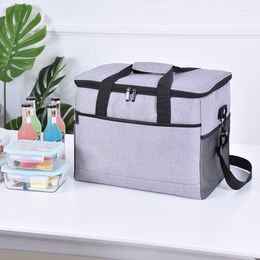 Dinnerware Sets Large Capacity Insulation Oxford Cloth Waterproof Ice Pack Car Outdoor Picnic Barbecue Lunch Box Bag