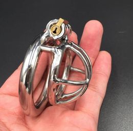 Chastity Devices Design Magic Lock Stainless Steel Male 20Mm Small Cock Cage Super Short For Men