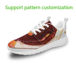 Custom shoes Support pattern customization running shoes mens womens sports sneakers trainers fashion