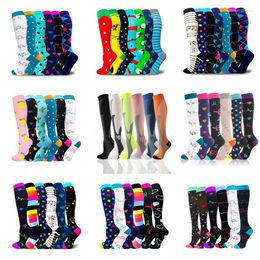 Men's Socks Compression Atheletics Graduated For Crossfit Athelete Varicose Veins Men Women Outdoor Sports Nurses Pressure