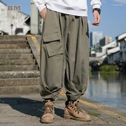 Men's Pants Spring Autumn Japanese Loose Baggy Cargo Men Clothing Plus Size Casual Harem Trend Jogging Harajuku Trousers