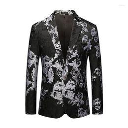 Men's Suits Men's Business Casual Suit Korean Version Cross-border Jacquard Jacket Small Single Western Shirt Men