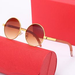 sunglasses men shades designer women sunglasses mens glasse fashion goggle round wrap metal gold silver original box eyeglasses pilot lunette carti glasses