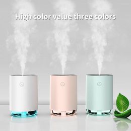 Fragrance Lamps Mini Pocket Humidifier Portable Wireless Air Usb Desktop Aroma Essential Oil Diffuser Withe Colourful Light Fogger