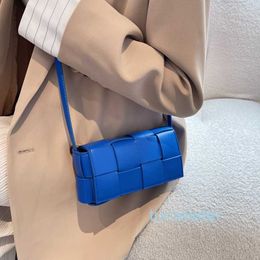 Botteg Venetas Bags Designer Handbags Genuine Women Cassette Leather the New Pu Women's Bag Woven Pillow Small Square Bag m Nyzj