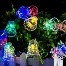 Strings LumiParty LED Bell Garland Solar Fairy String Lights Outside Christmas Outdoor For Party Decoration