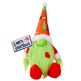 Christmas Decorations Ornaments Tabletop Santa Figurines Gnomes Swedish Handmade Tomte Plush Doll Decoration Table Gift