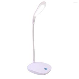 Table Lamps Lamp LED Desk Reading Dimmable USB Rechargeable Light 3 Modes Portable Book Bedroom