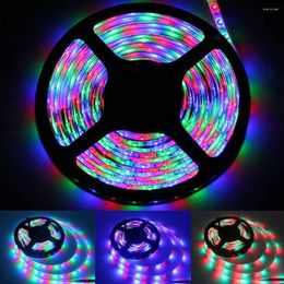 Strips LED Strip Light RGB 3528 SMD Flexible Ribbon Fita 5M 10M 15M Tape Diode Remote Control