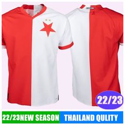 2022 23 MASOPUST Mens Soccer Jerseys OLAYINKA L.PROVOD TECL MANDOUS Home Short Sleeve Football Shirts PLAVSIC calcio