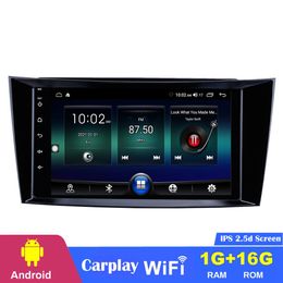 Car dvd Radio Multimedia Video Player Navigation GPS for 2001-2010 Mercedes Benz E-Class W211 8 inch Android System 3G