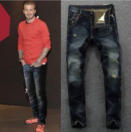 Designer Young Jeans in difficolt￠ Biker Slimt Fit Denim Denim per uomini Fashion Luxury Mans Pants