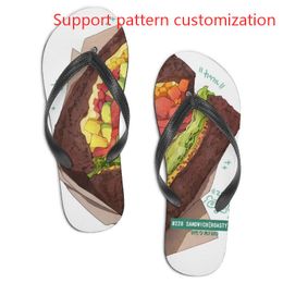 Custom shoes Support pattern customization flip flops slippers sandals mens womens sports trainers fashion comfortable