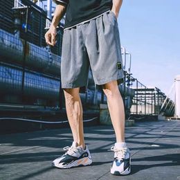 Men Summer Shorts Street Fashion Bottoms Clothes Bermuda Knee Length Hop Style Sweat Short For Men