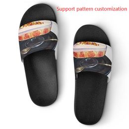 Scarpe personalizzate Supporta la personalizzazione del modello pantofole sandali uomo donna bianco nero oreo scarpe da ginnastica sportive alla moda comode