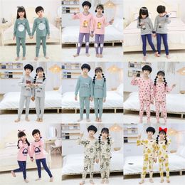 Children Pyjamas Boys Totoro Cotton Clothes Pants Set Cartoon Sleepwear Kids Pyjamas For Girls Toddler Baby Outfits Child Pyjama 20221005 E3