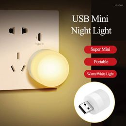 Night Lights USB LED Small Book Lamps Computer Mobile Power Charge Mini Light Eye Protection Reading Home Office Bedroom Lighting