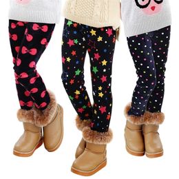 Trousers Girls Pants Spring Autumn Fall Kids Fashion Thick Warm Children Clothes Leggings 2201006