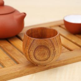Mugs Natural Jujube Wood Cup Handmade Wooden Mug Breakfast Milk Coffee Green Tea Kitchen Drinkware Accessories