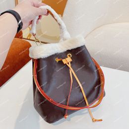 NEONOE Designer Bucket Bag Handbags Women Luxury Leather Shoulder Crossbody Bag tote bags