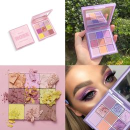 Eye Shadow 1 Pc 9 Colours Eyeshadow Palette Pearl Glitter Mashed Potatoes Makeup Long Lasting Waterproof Mixable Paint Ladies Cosmetics