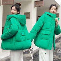 Women's Down Padded Women Hooded Parkas Thick Warm Cotton Coat Winter Jacket Female Outwear 220930