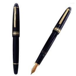 Fountain Pens Yong Sheng 629 Pen 14K Gold Iridium EF/F/Bent Nib Resin Ink Pnes Stationery Office School Writing Students X'mas Gifts