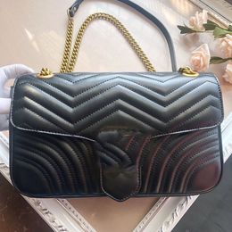Fashion Luxurys Designer Bags Clutch Handbag MARMONT Genuine Leather Purses Shoulder bag Casual Totes Bags