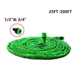 Hoses Magic Watering Flexible Expandable Garden Reels Water Pipe US EU Quick Connector Blue Green 25FT-200FT 220930