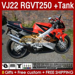 &Tank Fairings For SUZUKI RGV250 VJ 22 RGVT250 RGV-250 SAPC VJ22 90 91 92 93 94 95 96 160No.40 RGVT RGV 250 CC RGVT-250 1990 1991 1992 1993 1994 1995 1996 Fairing factory red