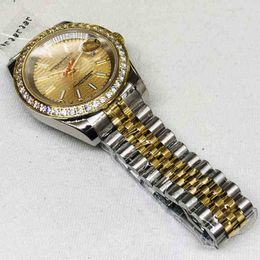 2023 High Quality Luxury watches Datejust Mens Mechanical Watch Automatic Gold Tooth Pattern for Wristwatches