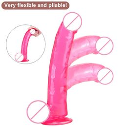 Dildos dongs Feminine Qualities Coarse and Long Prosthetic Masturbation Tools Women 221006