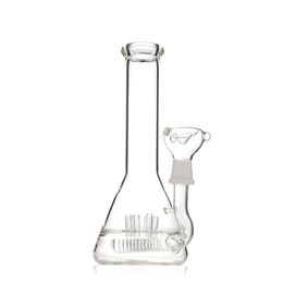 Compact 9-Inch Mini Hookah Bubbler Glass Bong Water Pipe - 18mm Male Joint