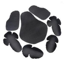 Motorcycle Armor Brand Full Set Foam Elbow Back Shoulder Protection Pads Racing