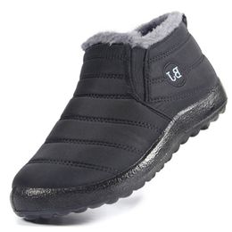 Stivali Scarpe invernali da uomo Pelliccia calda Neve Botas Hombre Caviglia leggera Chaussure Homme Casual 220930