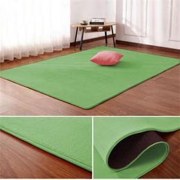 Carpets Listing Living Room Carpet Floor Mat Bedroom Bed Coral Fleece Blanket Study Door Rug Cushion-green 0.8 1.6m