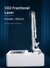 portable fractional co2 laser hk skin scar removal resurfacing and cutting women vaginal tighten beauty salon machine with 7 joint articulatory arm